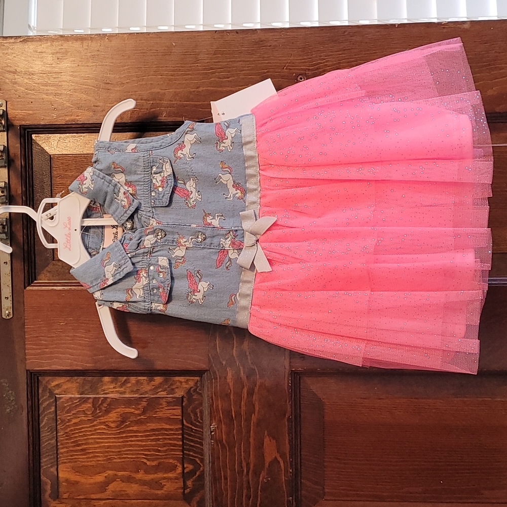 18 month girls unicorn sparkle dress